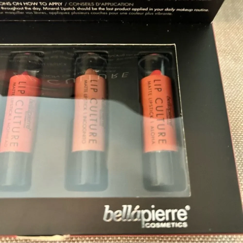 bellapierre Cosmetics Lip Culture Collection of 4 Matte Lipsticks- NIB
